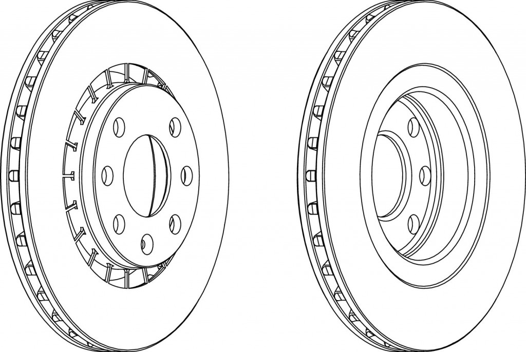brzdové kotouče Ferodo Premier DDF2068