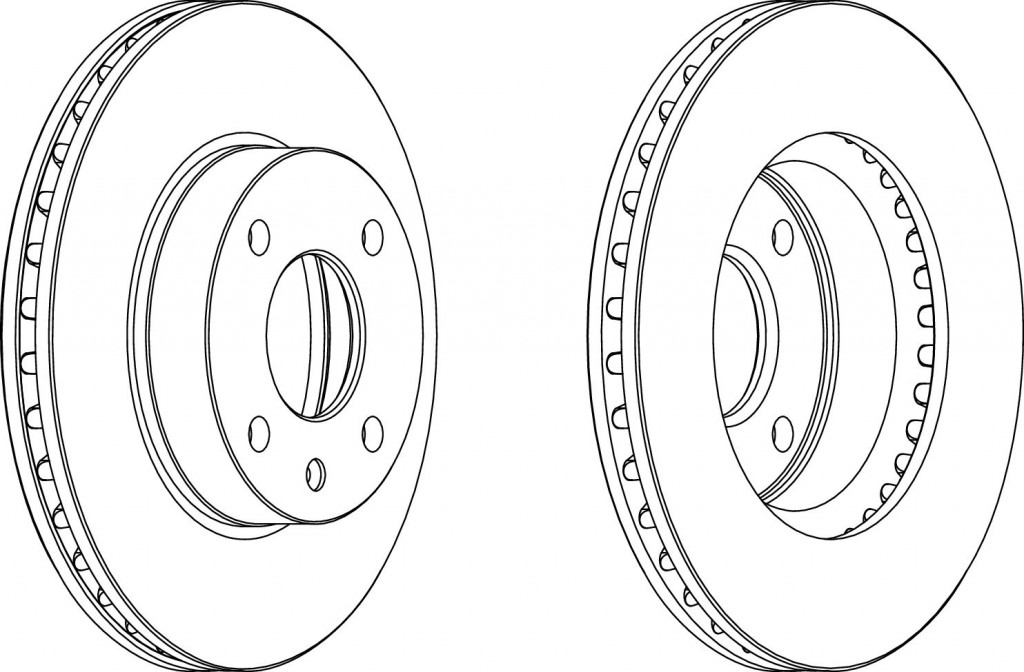 brzdové kotouče Ferodo Premier DDF2093C