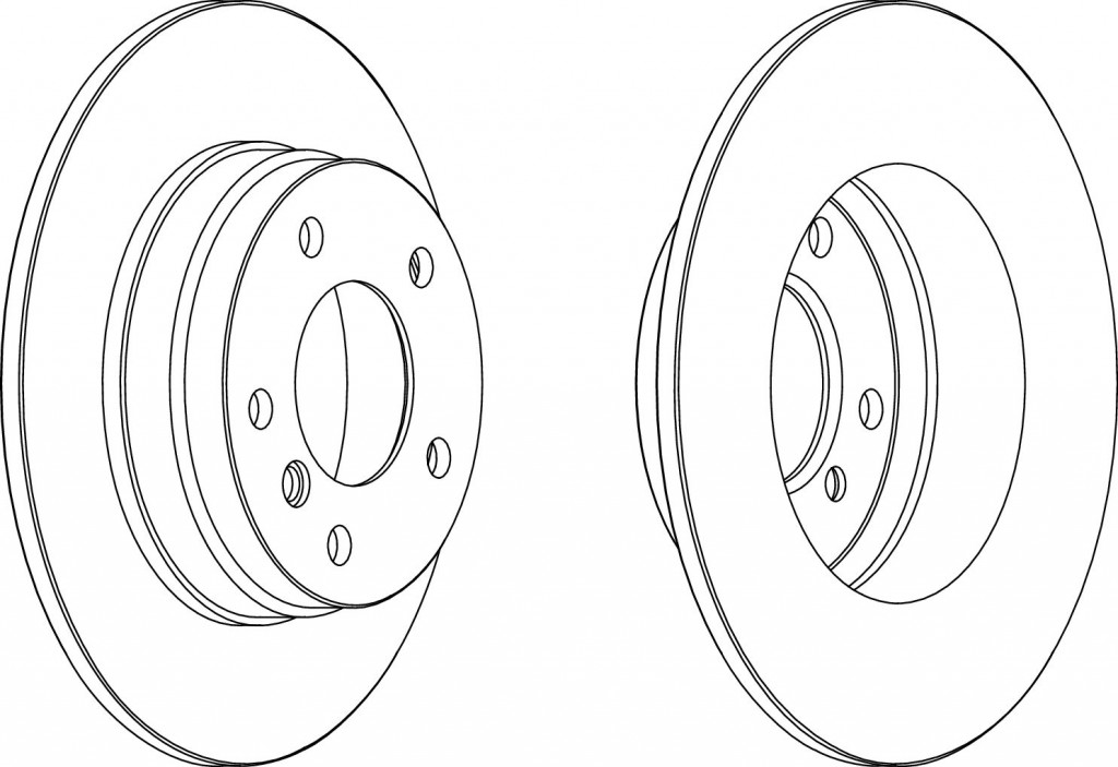 brzdové kotouče Ferodo Premier DDF249