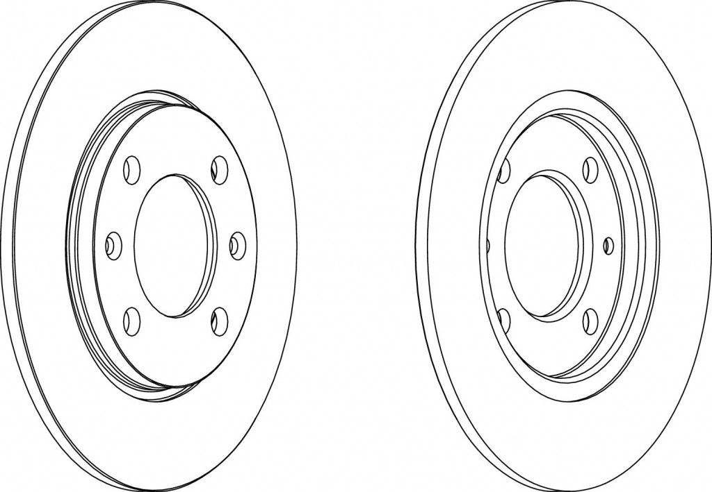 brzdové kotouče Ferodo Premier DDF263