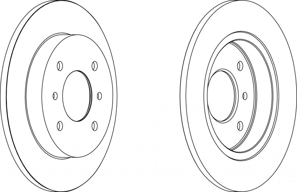 brzdové kotouče Ferodo Premier DDF267