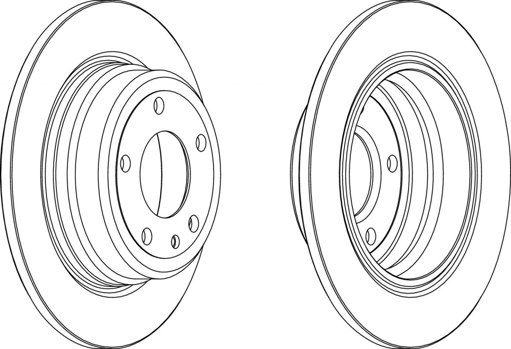 brzdové kotouče Ferodo Premier DDF317