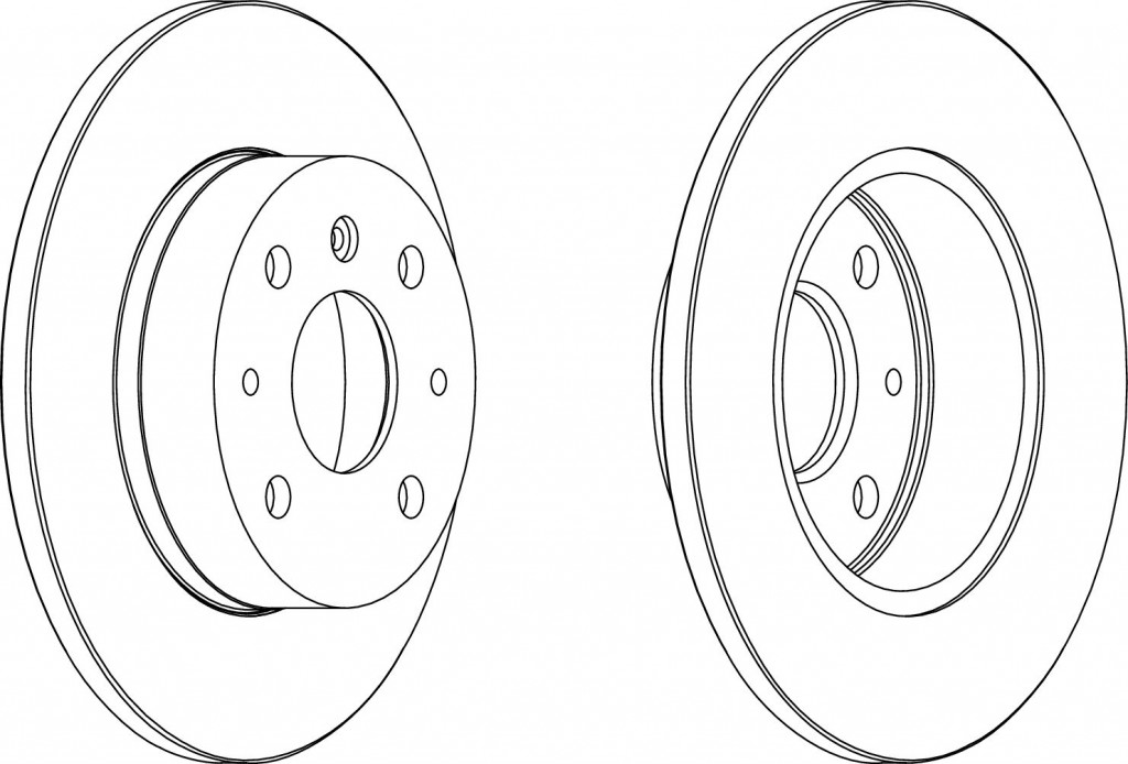 brzdové kotouče Ferodo Premier DDF386