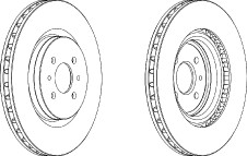 brzdové kotouče Ferodo Premier DDF1002