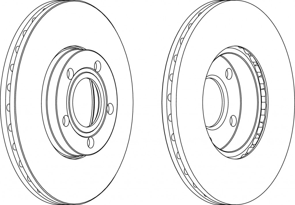 brzdové kotouče Ferodo Premier DDF1014