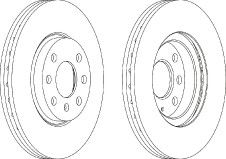 brzdové kotouče Ferodo Premier DDF1131