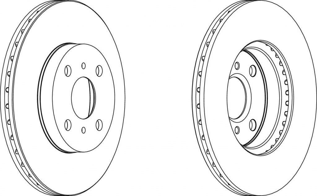 brzdové kotouče Ferodo Premier DDF1149