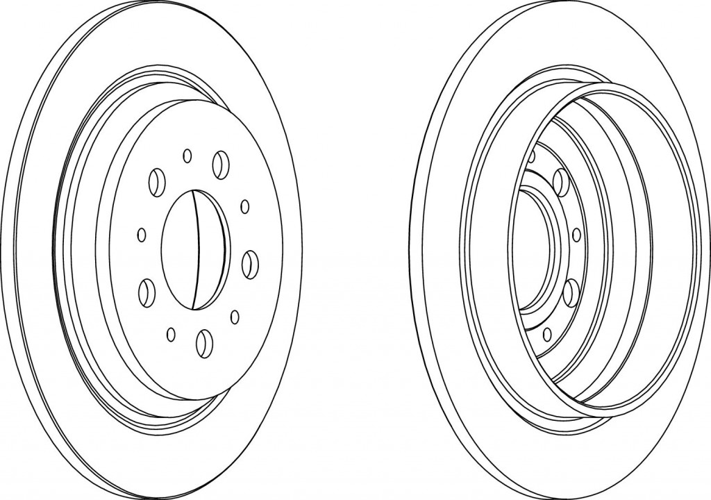 brzdové kotouče Ferodo Premier DDF1259
