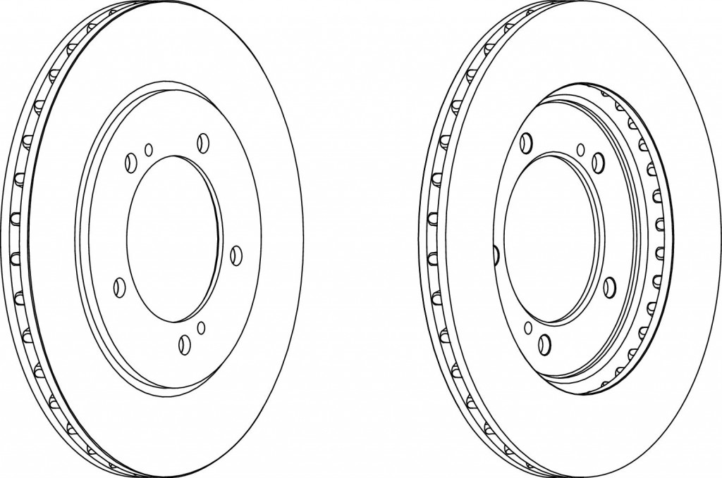 brzdové kotouče Ferodo Premier DDF1282