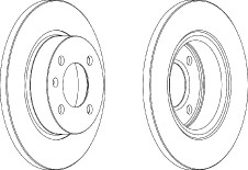 brzdové kotouče Ferodo Premier DDF1283