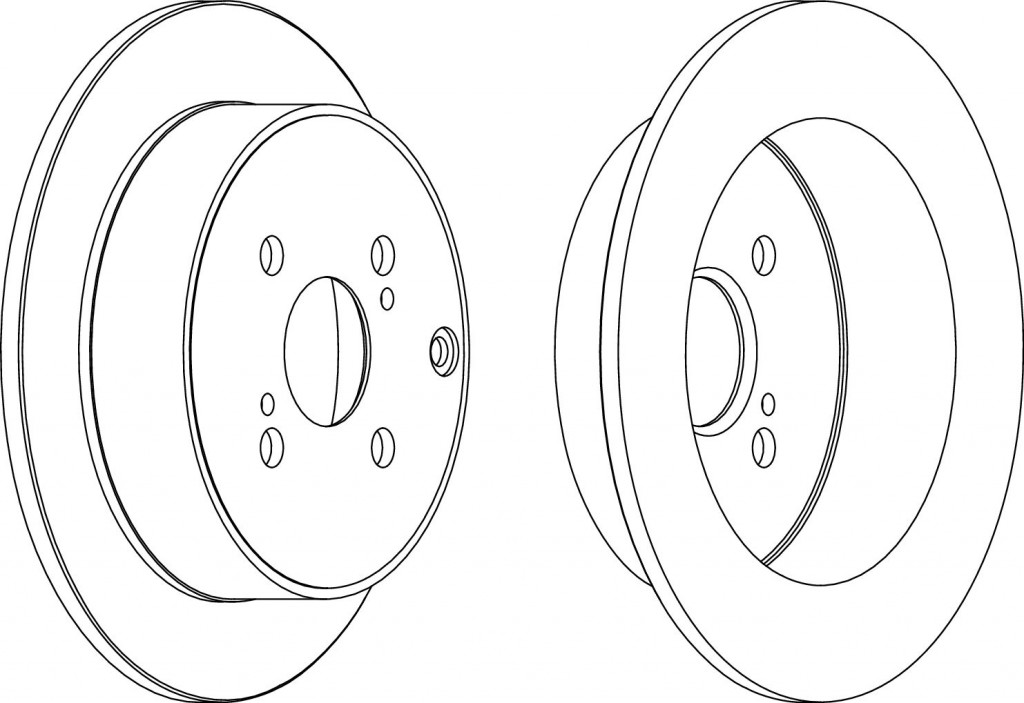 brzdové kotouče Ferodo Premier DDF1409