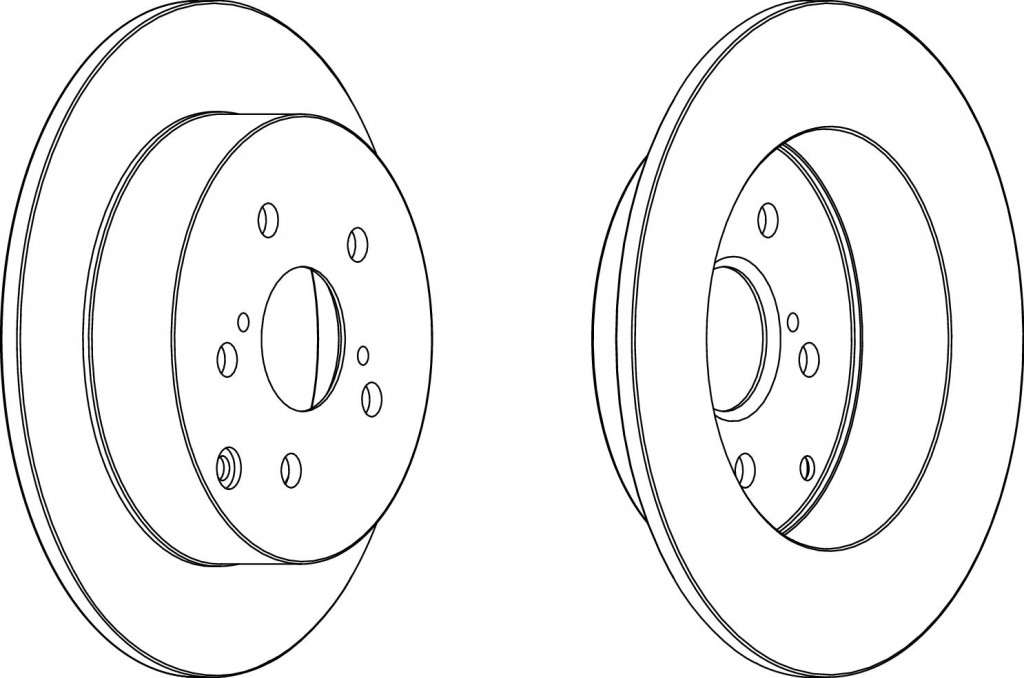 brzdové kotouče Ferodo Premier DDF1419