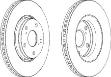 brzdové kotouče Ferodo Premier DDF1756