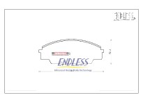 brzdové destičky Endless EP353MX72 - přední - Honda Civic Type R 2.0 EP3