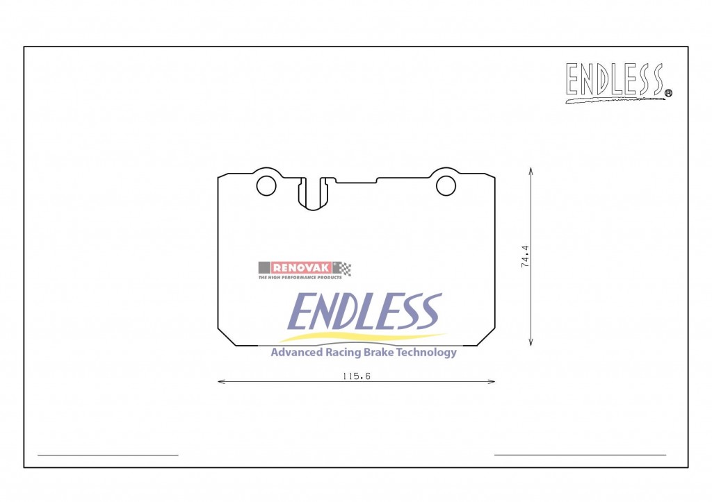 brzdové destičky Endless EP356MX72