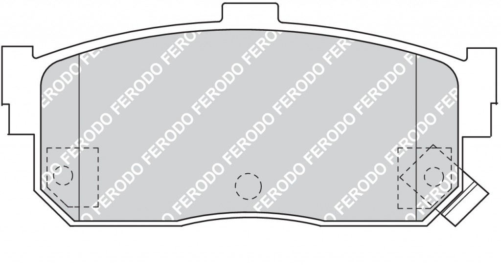 Brzdové destičky Ferodo Premier FDB1104